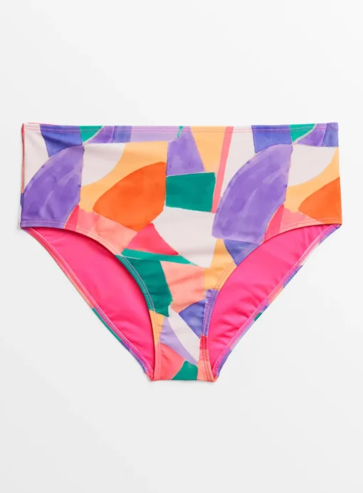 Pink Abstract Bikini Bottoms 22