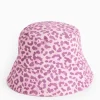 Pink Animal Print Bucket Hat 10-13 years