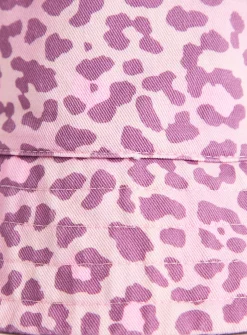 Pink Animal Print Bucket Hat 10-13 years
