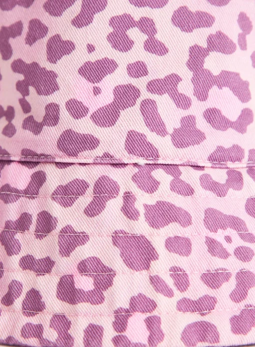 Pink Animal Print Bucket Hat 10-13 years