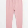 Pink Broderie Trim Leggings 6-7 years