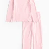 Pink Brushed Star Print Pyjamas 1-2 years