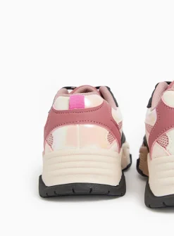 Pink Colour Block Chunky Trainers 12 Infant