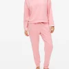 Pink Cuffed Co-ord Pyjama Bottoms M