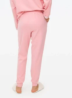 Pink Cuffed Co-ord Pyjama Bottoms M