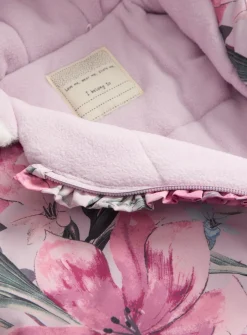Pink Digital Floral Heavy Snowsuit 3-6 months