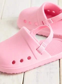 Pink Eva Ankle Strap Clogs 6-9 months