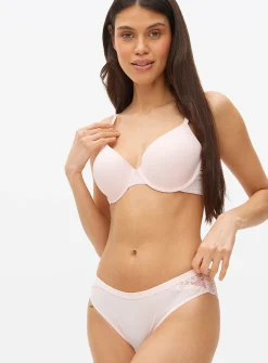 Pink Floral Lace Brazilian Knickers 22
