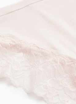 Pink Floral Lace Brazilian Knickers 22