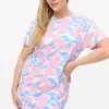 Pink Floral Print Nightdress L