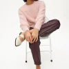 Pink Fluffy Crew Neck Jumper 24