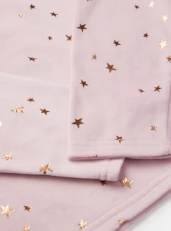Pink Foil Star Print Long Sleeve Pyjamas 1-1.5 years
