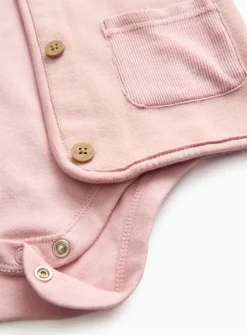 Pink Jacket & Leggings 3 Piece Set 9-12 months