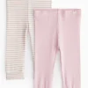 Pink Leggings 2 Pack 6-9 months