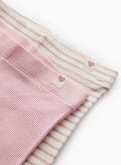 Pink Leggings 2 Pack 6-9 months