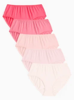 Pink Midi Knickers 5 Pack 8