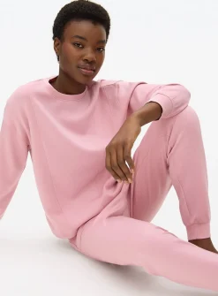 Pink Seam Scuba Co-ord Lounge Top XL