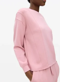 Pink Seam Scuba Co-ord Lounge Top XL