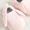 Pink Soft Bunny Slippers 6-9 months