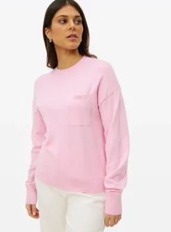 Pink Soft Touch Pocket Jumper 8