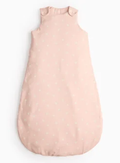 Pink Spot Print 3.5 Tog Sleeping Bag 0-6 Months