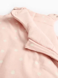 Pink Spot Print 3.5 Tog Sleeping Bag 0-6 Months