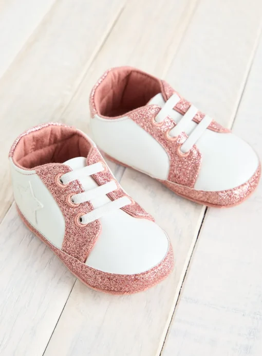 Pink Star Trainer Shoe 3-6 months