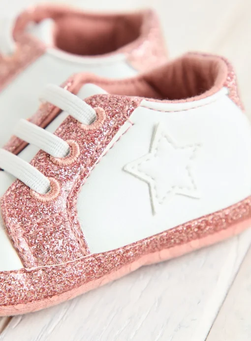 Pink Star Trainer Shoe 3-6 months