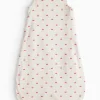 Pink Stripe Cherry Printed 1.5 Tog Sleeping Bag 0-6 Months