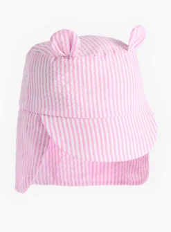 Pink Stripe Keppi Hat 6-12 months