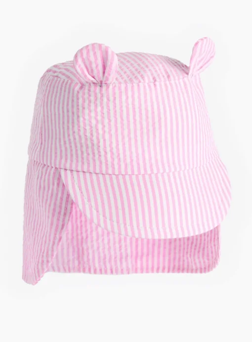 Pink Stripe Keppi Hat 6-12 months