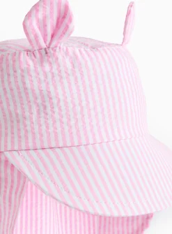 Pink Stripe Keppi Hat 6-12 months