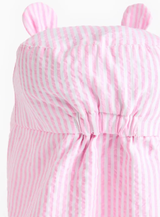 Pink Stripe Keppi Hat 6-12 months