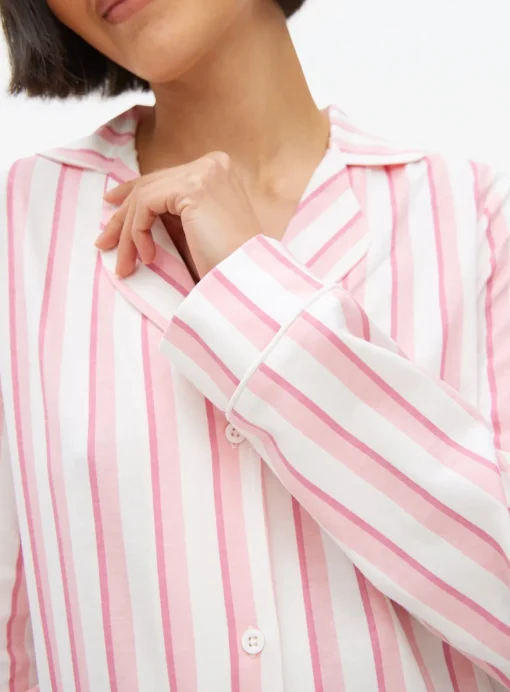 Pink Stripe Night Shirt XXL