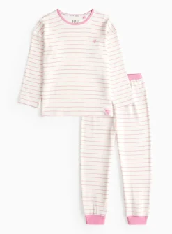 Pink Stripe Pyjama Set 7-8 years