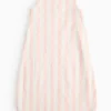 Pink Stripe Quilted 1.5 Tog Sleeping Bag 18-24 months