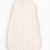 Pink Stripe Quilted 2.5 Tog Sleeping Bag 0-6 Months