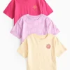 Pink T-Shirts 3 Pack 5 years
