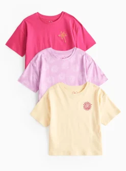 Pink T-Shirts 3 Pack 5 years