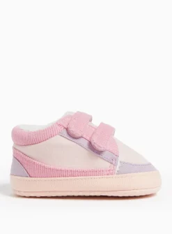 Pink Twin Strap Trainers 9-12 months