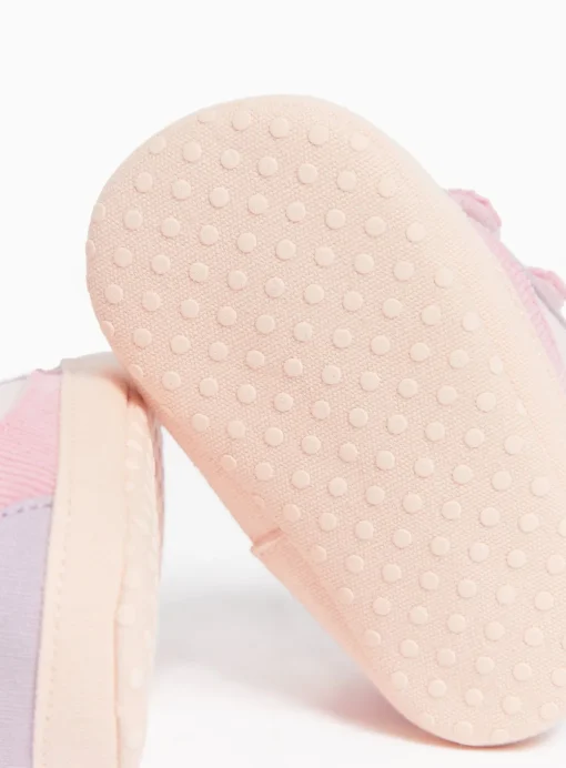 Pink Twin Strap Trainers 9-12 months