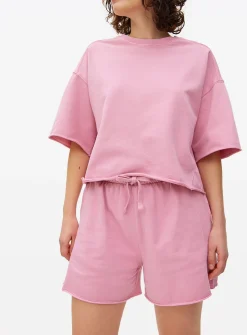 Pink Washed Co-ord Sweat Shorts M