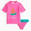 Pink Watermelon Rash Vest & Swim Shorts 1.5-2 years
