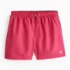 Pink Woven Drawstring Swim Shorts L