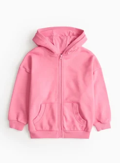 Pink Zip-Through Hoodie 9 years