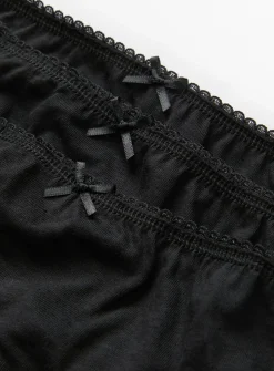 Plain Black Briefs 10 Pack 4-5 years
