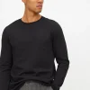 Plain Black Long Sleeve T-Shirt M