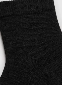 Plain Black Socks 5 Pack 6-8.5