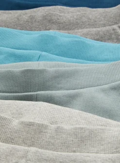 Plain Blues Leggings 5 Pack 1.5-2 years