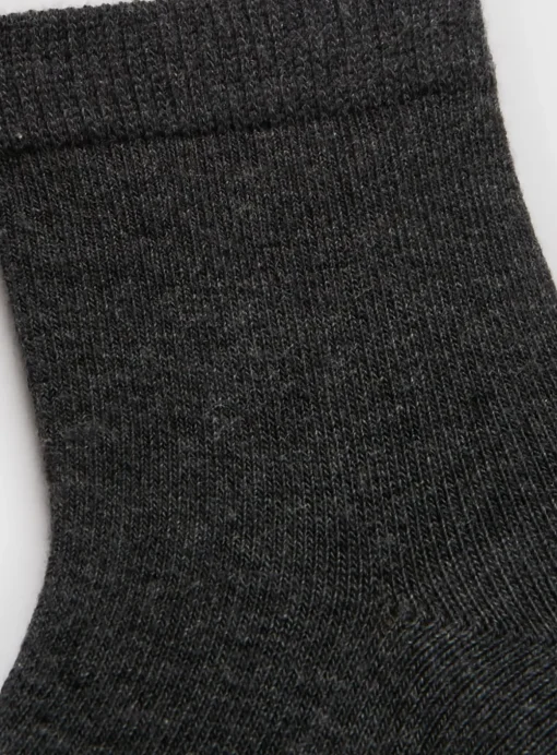 Plain Grey Socks 5 Pack 6-8.5
